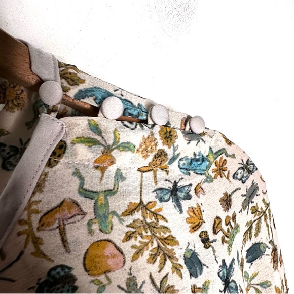 Kimchi Blue | Animals, Mushrooms and Plant Babydoll Top Size XS - Picture 6 of 10